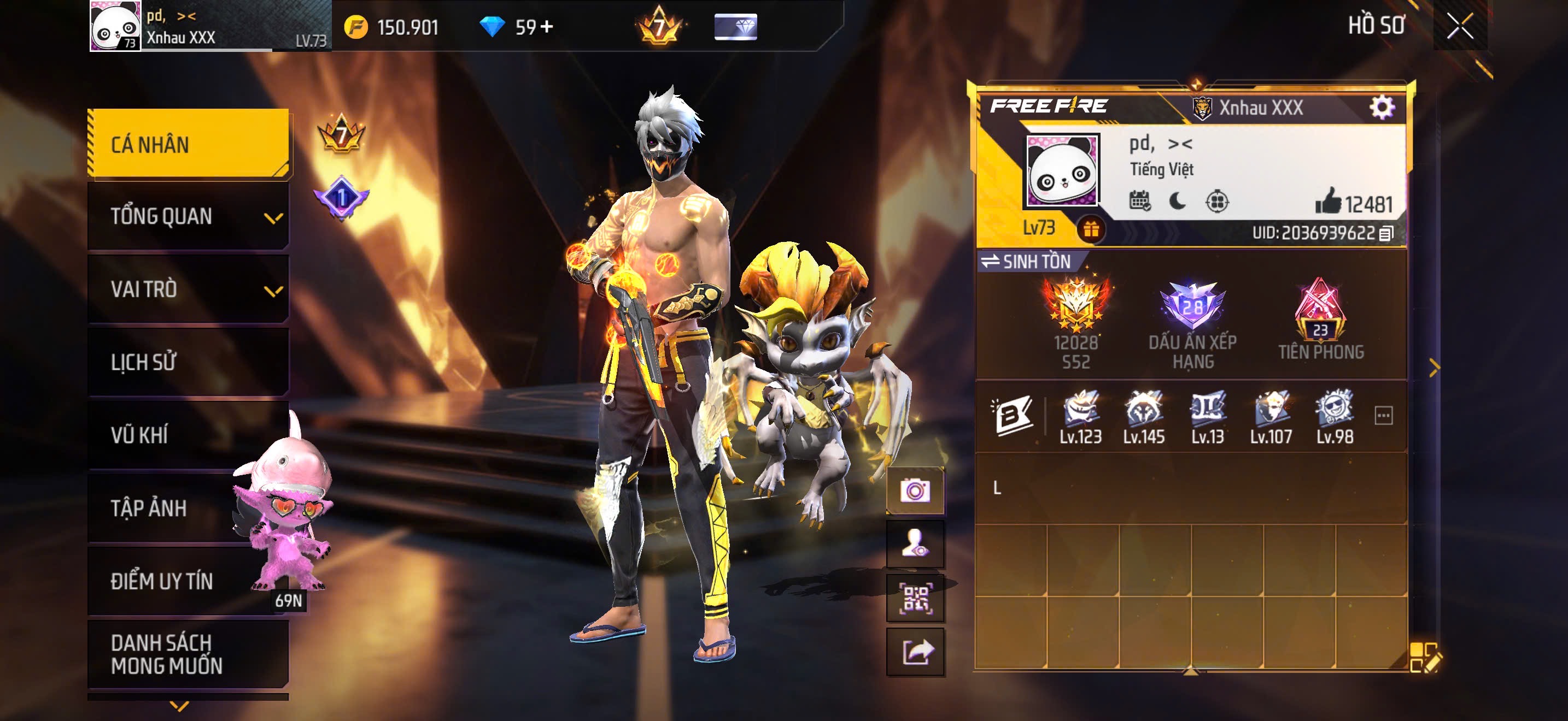 KHO ACC VIP FREE FIRE
